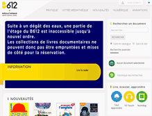 Tablet Screenshot of mediatheque-saintgenislaval.fr